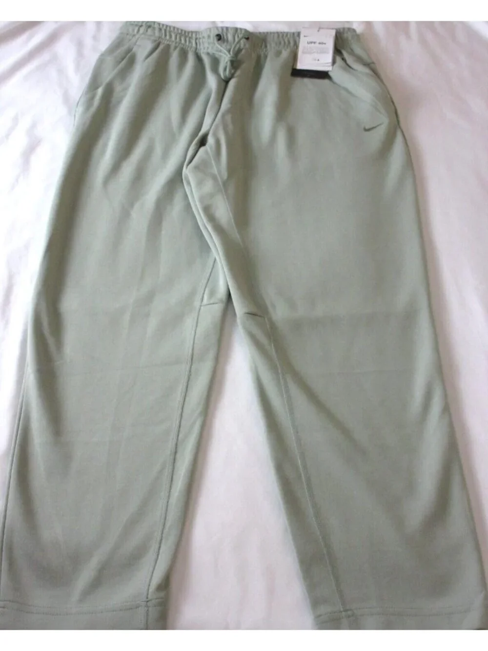 Nike Men's Primary Fleece Dri-FIT UV Tapered Leg Performance Pants Light Green